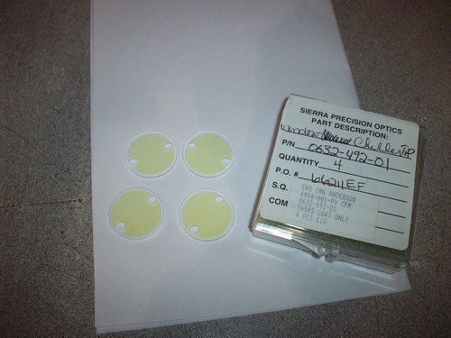 Qty 4  sierra precision optics (r = &lt; 0.5% @ 532nm, 755nm, 1064nm) laser mirrors for sale