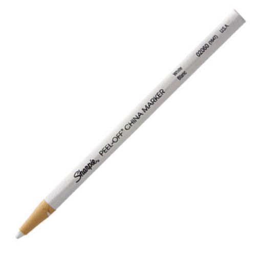 Sharpie #2060 Peel Off China Marker, White