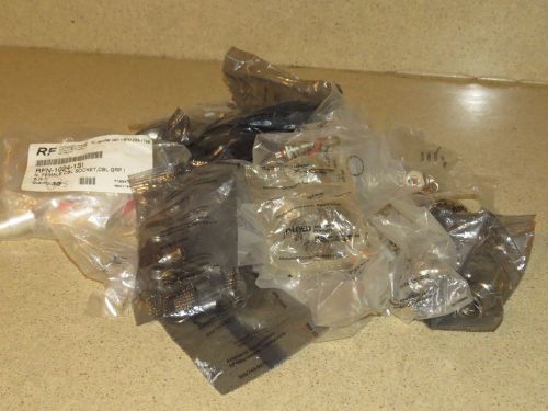 CONNECTOR LOT CRIMP CONNECTORS INCLUDES RF CONNECTORS, AMP INC &amp; ALLIED LOT (2B)