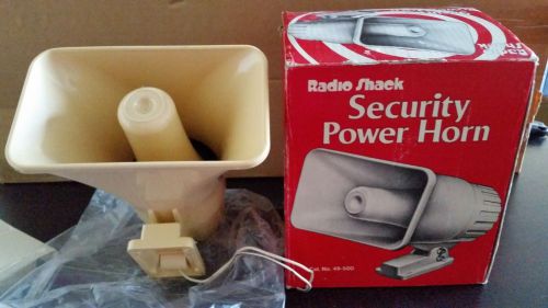 Radio Shack Security Power Horn Hi Eff. Speaker 20 WATT 8 OHMS,V-1030C,Valcom