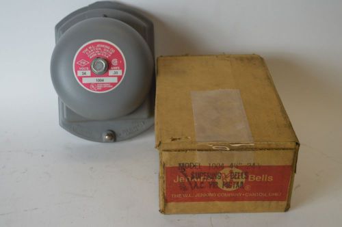 NIB JENKINS BELLS 1004 4-1/4-24V BELL INDOOR 100441424V