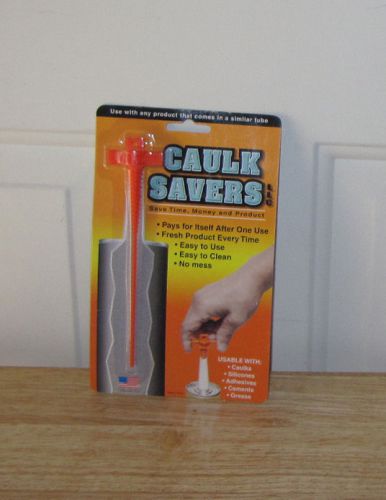 Caulk Saver - Save caulk for future projects with this caulk saver plug!