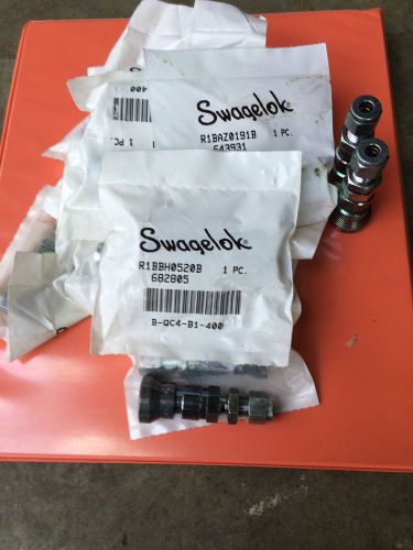 Swagelok b-qc4-b1-400  $9.00 or lots of 5 for $ 40.00 18 pcs available for sale