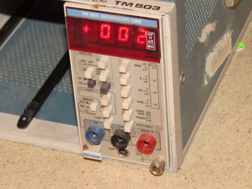 TEKTRONIX DM502A DM 502A DIGITAL MULTIMETER PLUG IN (T7)