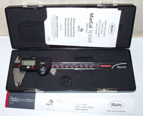 Mahr MarCal Digital Caliper 0-150 IP67 Type 16EWR WORKS!