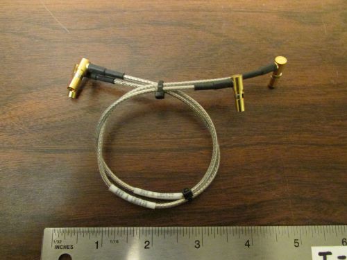 Pair of 00-993198-03 Coax Cables Push-On Connectors HP Tektronix