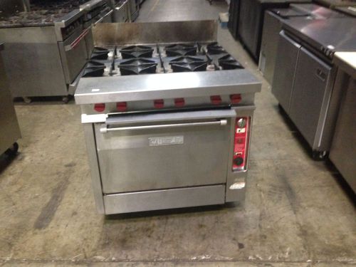 Vulcan 6 Burner Range w/ Convection Oven Base