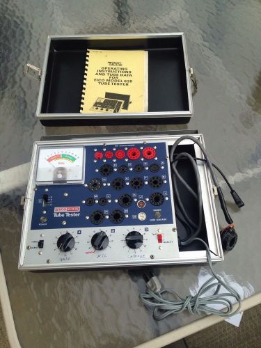 EICO 635 Tube Tester With Manual Nice