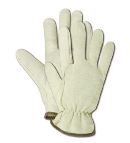 Magid b6547e roadmaster unlined grain leather driver glove with wing thumb  work for sale