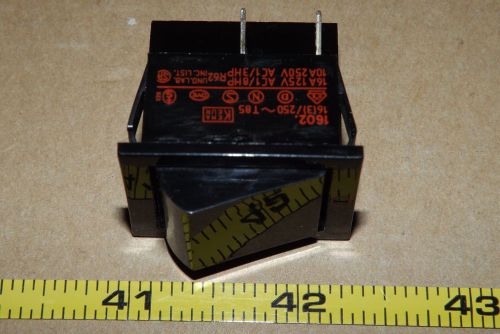 Oem part: canon 100 document camera rocker power switch 16a 125v ac 1/8 hp for sale