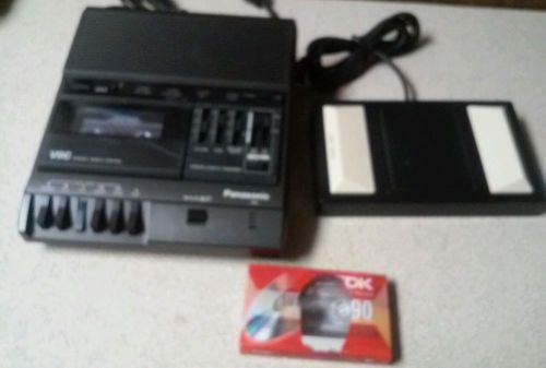 Panasonic RR-830 Microcassette Transcriber Foot Pedal Audio Recorder