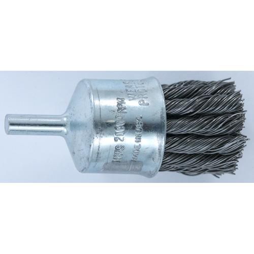 1&#034; knot end wire brush for sale