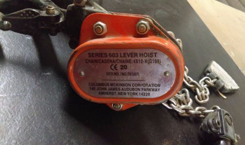 Series 603 mini ratchet lever hoist for sale