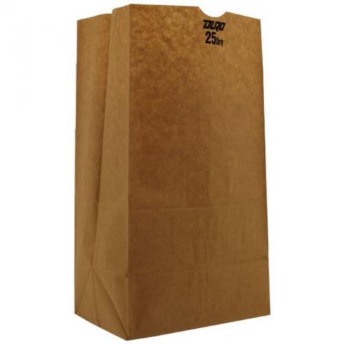 8-1/4&#034;X6-1/8&#034;X15-7/8&#034; 500 Ct Grocery Bag, Kraft Paper, 25 Lb Shorty Capacity