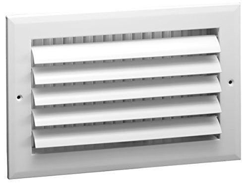 Hvac premium 12&#034; x 4&#034; - 1-way air vent - adjustable aluminum curved blades - for sale