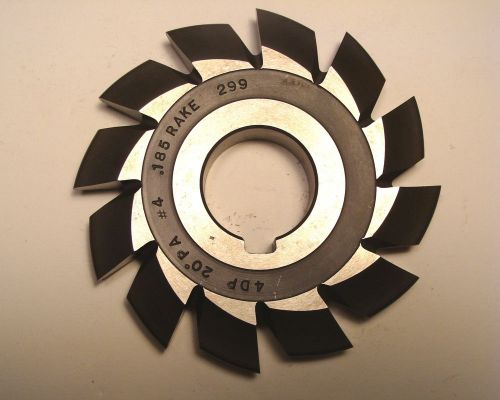 Nos decovich canada 4-1/4&#034; dia. hss involute gear cutter 4 dp 20 pa #4 26-34t for sale