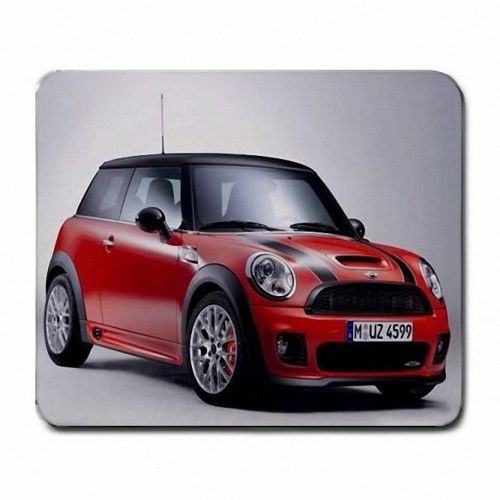 RED MINI COOPER CAR PHOTO Mouse Pad Mats Mousepad Offer 3