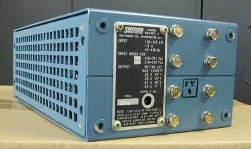 SORENSEN QSA 120-.5 120V 0.5A DC POWER SUPPLY