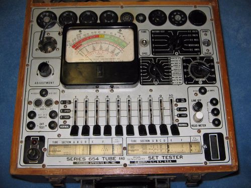 Vintage Precision Apparatus Tube Tester Model 654