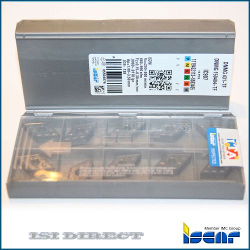 DNMG 431 TF IC907 ISCAR *** 10 INSERTS *** FACTORY PACK ***