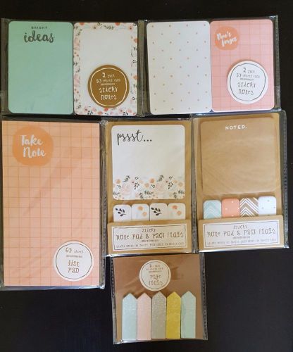 Target Dollar Spot note pads Great for Filofax inserts and  Kate Spade planners