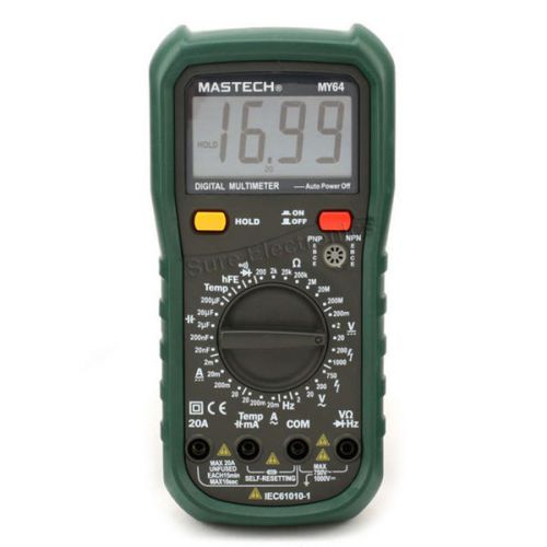 Mastech my64 digital multimeter manual range multimeters ac / dc voltage for sale