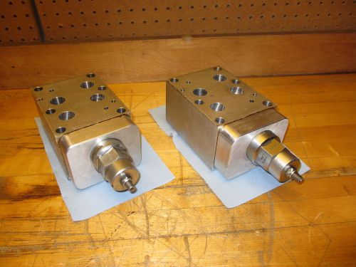 Sun Hydraulics IBG Hydraulic Manifold Valve Block w/ FDFA LAN Cartridge Valve