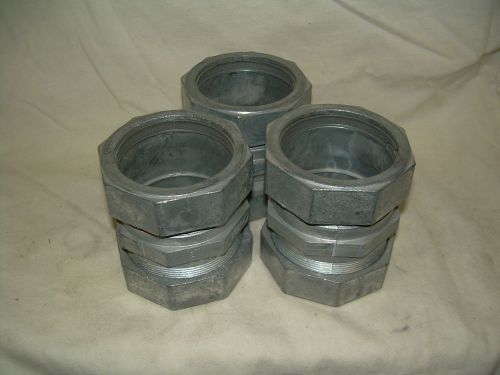 NEER TC-616 EMT COMPRESSION COUPLING   LOT OF 3   NEW   2&#034;