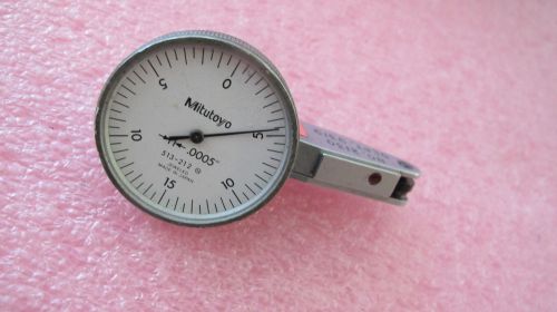 MITUTOYO No. 513-212 Machinist .0005&#034; Test Indicator