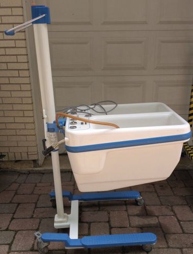 ARJO SIDEKICK HYDROTHERAPY MOBILE DUAL TANK WHIRLPOOL FEET ARMS PEDIATRIC TUB