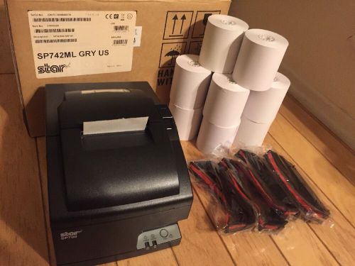 Star SP700 SP742ML Kitchen Printer iOS LAVU Square Ethernet Free Rolls &amp; Ribbons