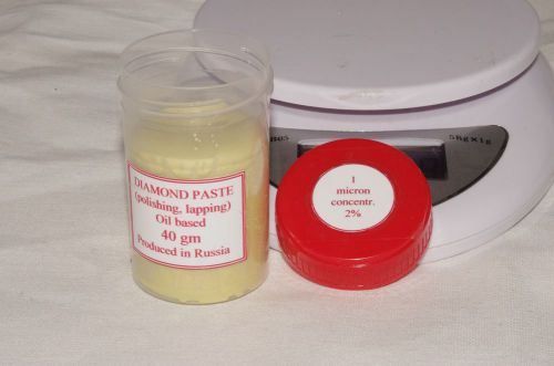 Diamond polishing and lapping paste 1.0 micron 40 gram