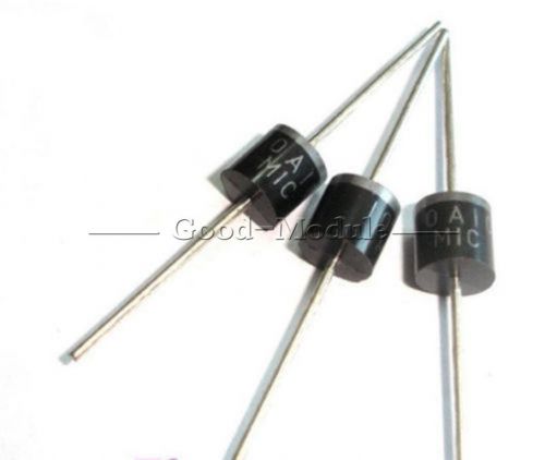 10PCS 10A10 R-6 10A 1000 Volts Silicon Rectifiers 1KV Diodes IC