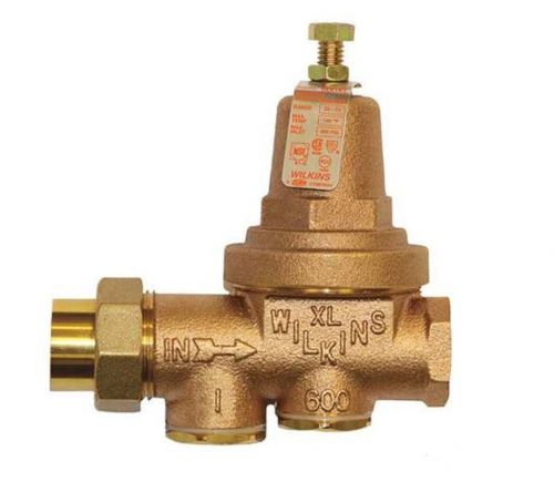 Wilkins 1-600XL Water Pressure Reducing Valve, Integral Strainer &amp; By-Pass 1inch