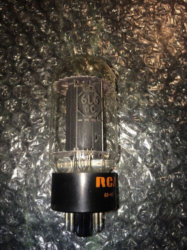 One RCA 6L6GC Black Plate Vacuum Tube - Tests Strong
