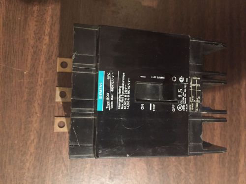 Siemens/ITE BQD315 circuit breaker 480Y/277 VAC