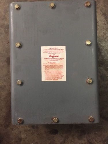 Hoffman Explosion Proof Enclosure For Hazardous Conditions Nema 9, A10D84