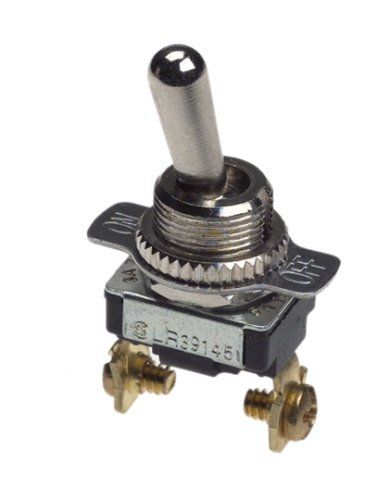 GB Electrical Gardner Bender GSW-17 Medium Duty Toggle Switch 6A 120VAC, Single