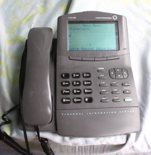 Lucent Technologies 2 Line Personal Info Center Business Phone Telephone 882