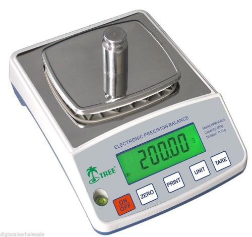 Tree HRB 1002TL Scale Weigh 1000g x 0.01 Gram High Resolution Balance TopLoader