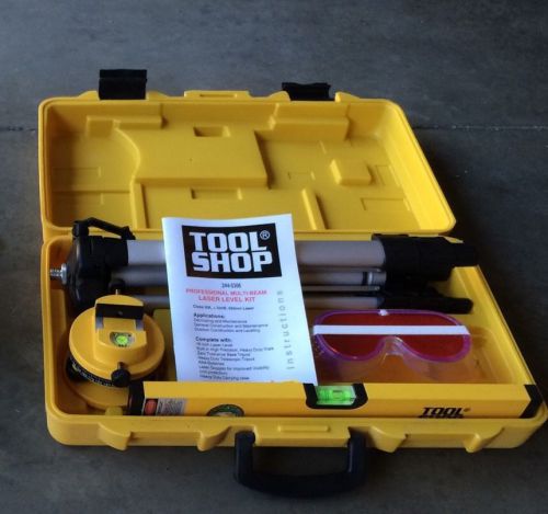 NEW TOOL SHOP 244-5306 PROFESSIONAL MULTI-BEAM LASER LEVEL