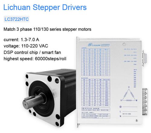 3 Phase Step Motor Driver LC3722HTC for 130mm Motor