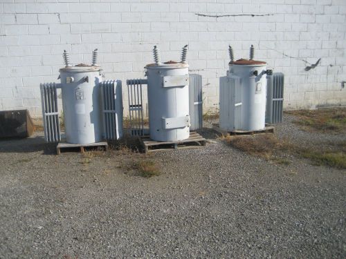 250 KVA pole mount transformers