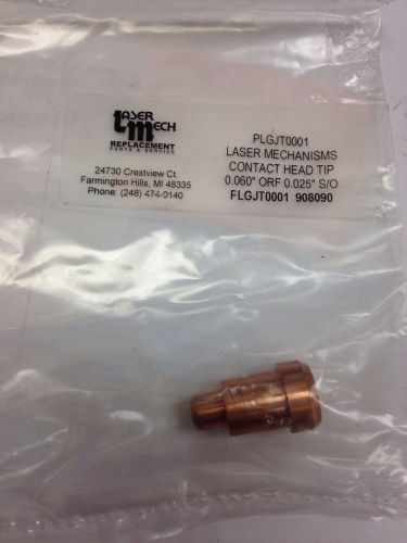 908090 LASER MECHANISMS CONTACT HEAD TIP PLGJT0001 1.5mm .060&#034;