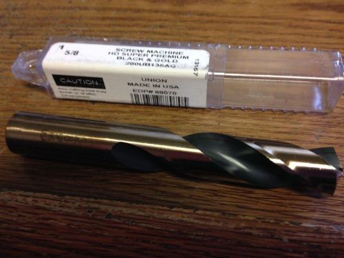 .6250&#034; 5/8&#034; PREMIUM STEEL STUB LENGTH DRILL 135 DEGREE SPLIT POINT