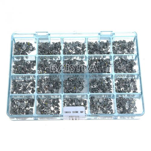 Dental orthodontic metal brackets brace mbt.022 mini 3-4-5 hooks 1000pcs/pack ca for sale