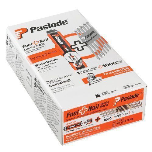 Paslode 650535 3-1/4-Inch by .131 Smooth 1M Fuel and Nail Pack