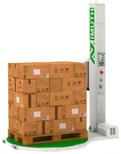 Semi-automatic stretch wrapping machine - 52 x 52 x 104&#034; - azimuth for sale