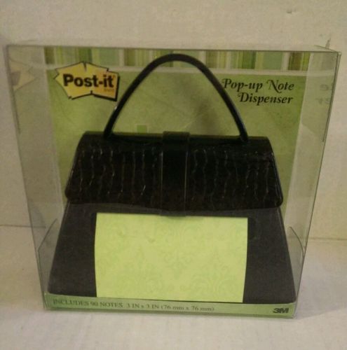 Post it pop-up Note Purse Dispenser with 3 x 3 notes