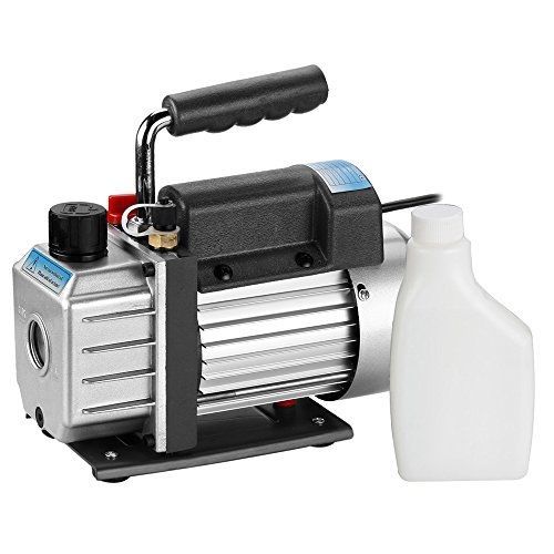 Flexzion vacuum pump hvac single stage 3cfm 1/4hp electric rotary vane deep r134 for sale